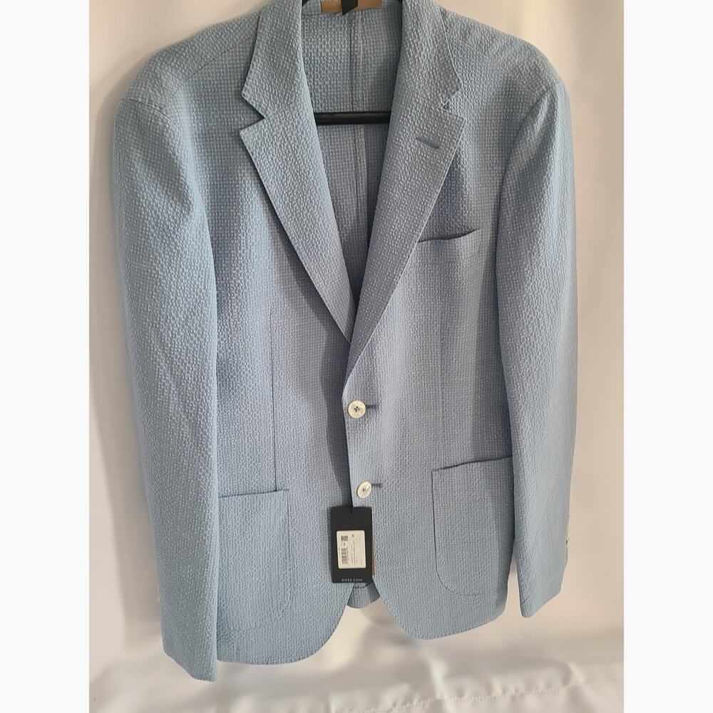 OSS Men’s 38R Light Blue Textured Blazer Sport Coat New With Tags